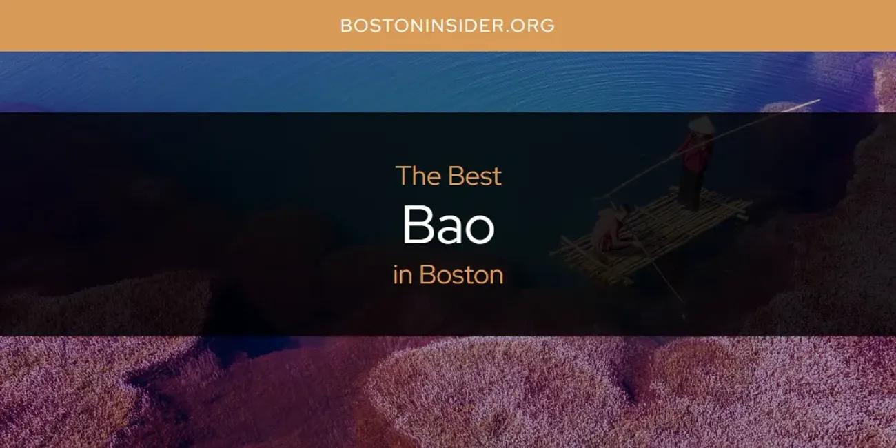 The Absolute Best Bao in Boston  [Updated 2024]