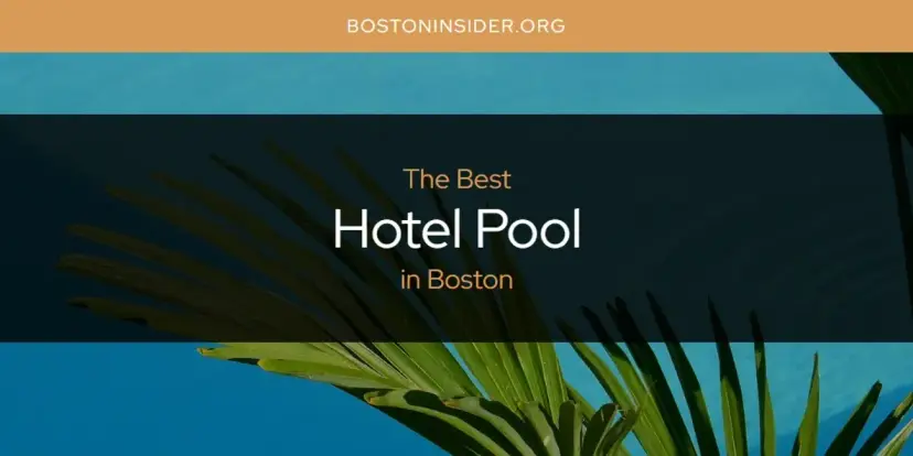 The Absolute Best Hotel Pool in Boston  [Updated 2024]