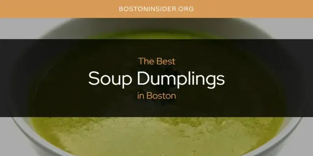 Boston's Best Soup Dumplings [Updated 2024]