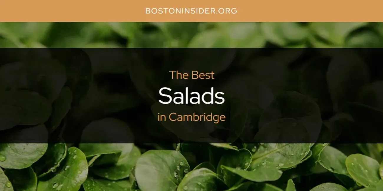 The Absolute Best Salads in Cambridge  [Updated 2025]